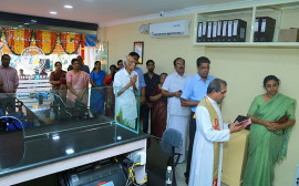 Blessing ceremony of Welfare Nidhi Ltd. by Rev. Fr. Varghese Thannippara SDB on 20-Jan-2016
