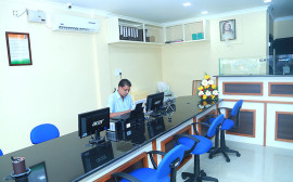 Interior of Welfare Nidhi Ltd. Registered Office at Mannuthy, Thrissur